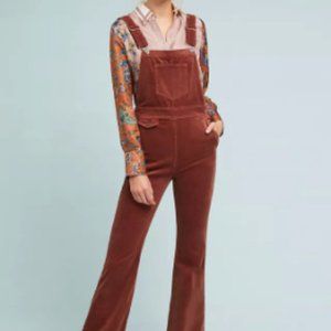 Anthropologie Pilcro Corduroy Overalls, Size 28,